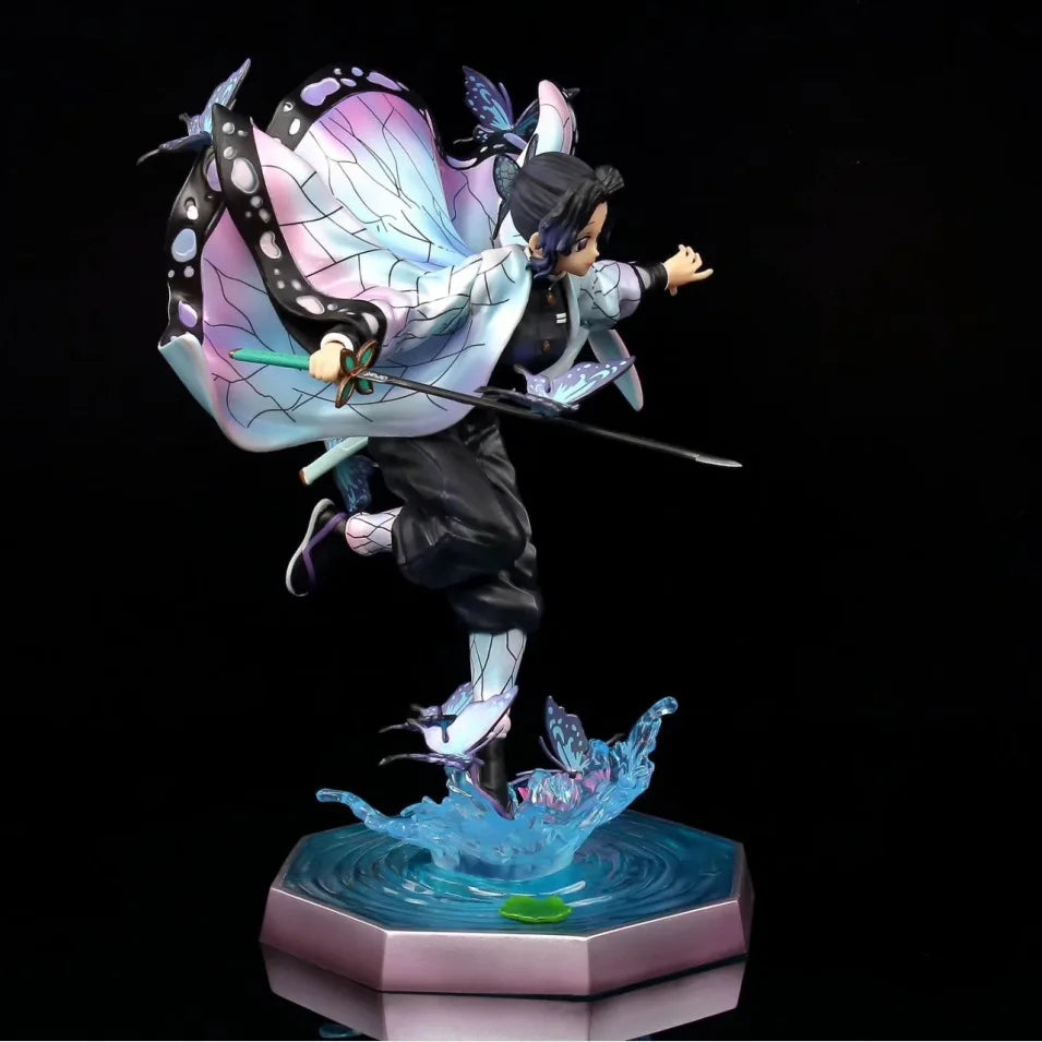 36cm Demon Slayer Anime Figure Kochou Shinobu GK Anime Figures 1/6 PVC Statue Model Kimetsu No Yaiba Figurine Ornament Toy Gift