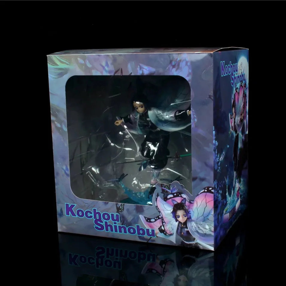 36cm Demon Slayer Anime Figure Kochou Shinobu GK Anime Figures 1/6 PVC Statue Model Kimetsu No Yaiba Figurine Ornament Toy Gift