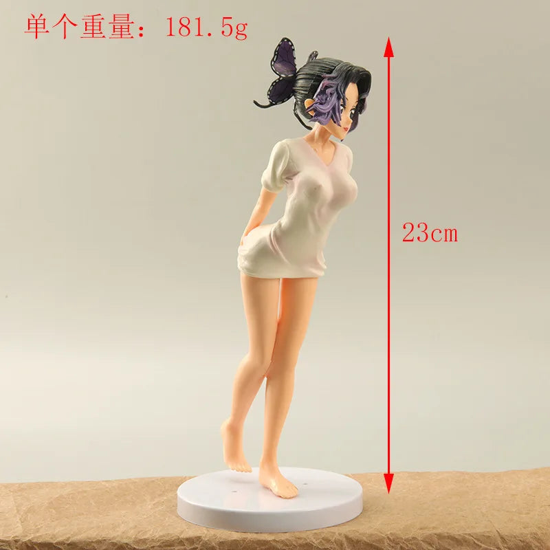 Demon Slayer Anime Figure Kawaii Kochou Shinobu Action Figure Cute Toy Collectible Decoration Statue Figurine PVC GK Model Doll
