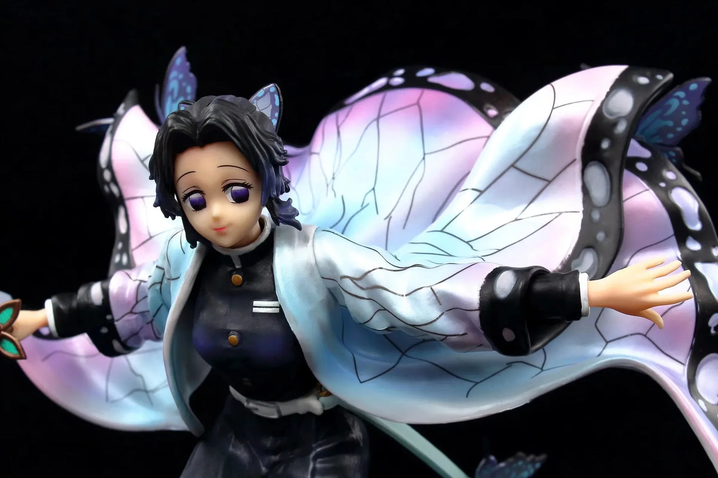 36cm Demon Slayer Anime Figure Kochou Shinobu GK Anime Figures 1/6 PVC Statue Model Kimetsu No Yaiba Figurine Ornament Toy Gift