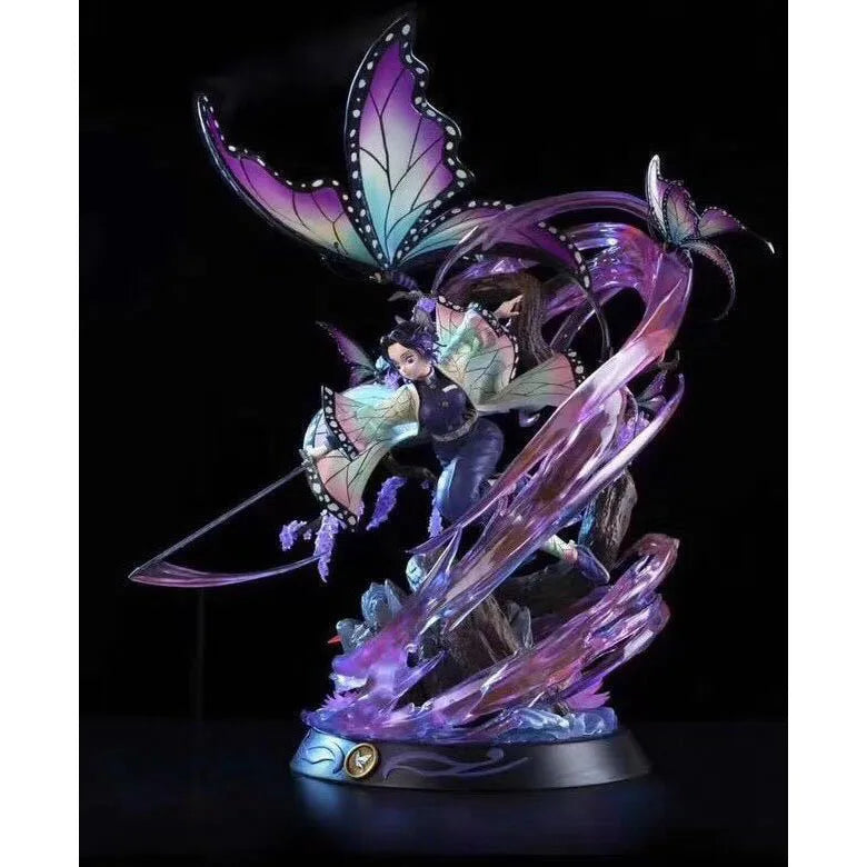 36cm Demon Slayer Anime Figure Kochou Shinobu GK Anime Figures 1/6 PVC Statue Model Kimetsu No Yaiba Figurine Ornament Toy Gift