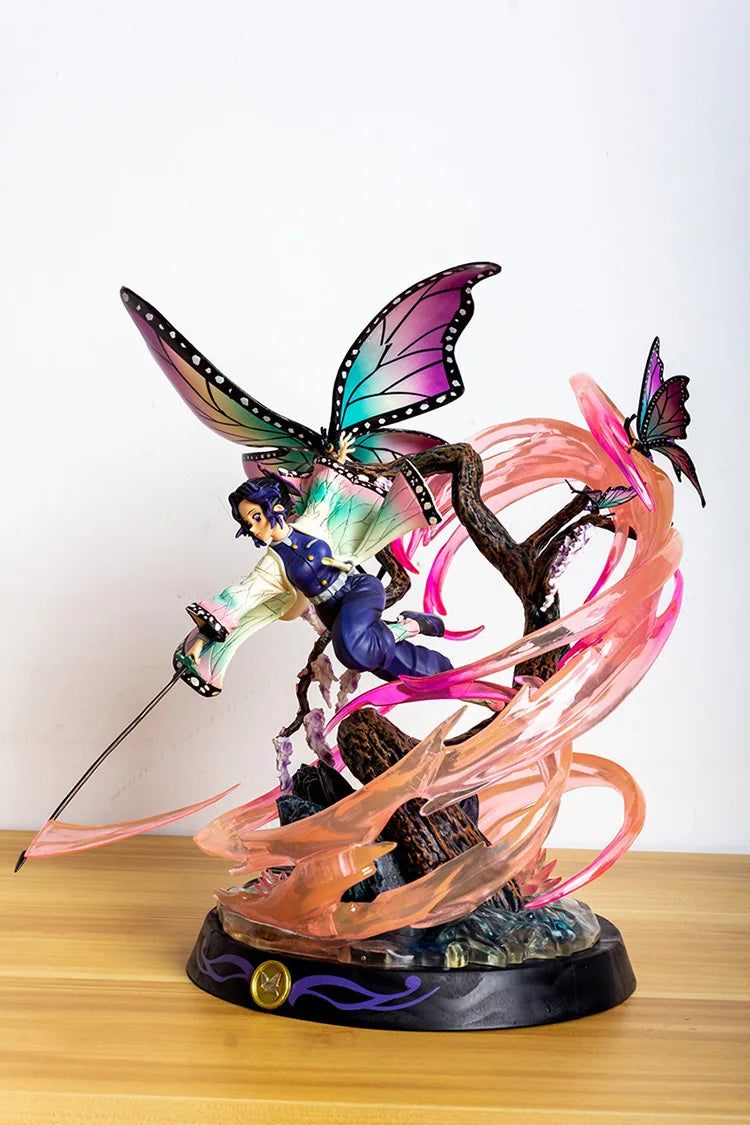 36cm Demon Slayer Anime Figure Kochou Shinobu GK Anime Figures 1/6 PVC Statue Model Kimetsu No Yaiba Figurine Ornament Toy Gift