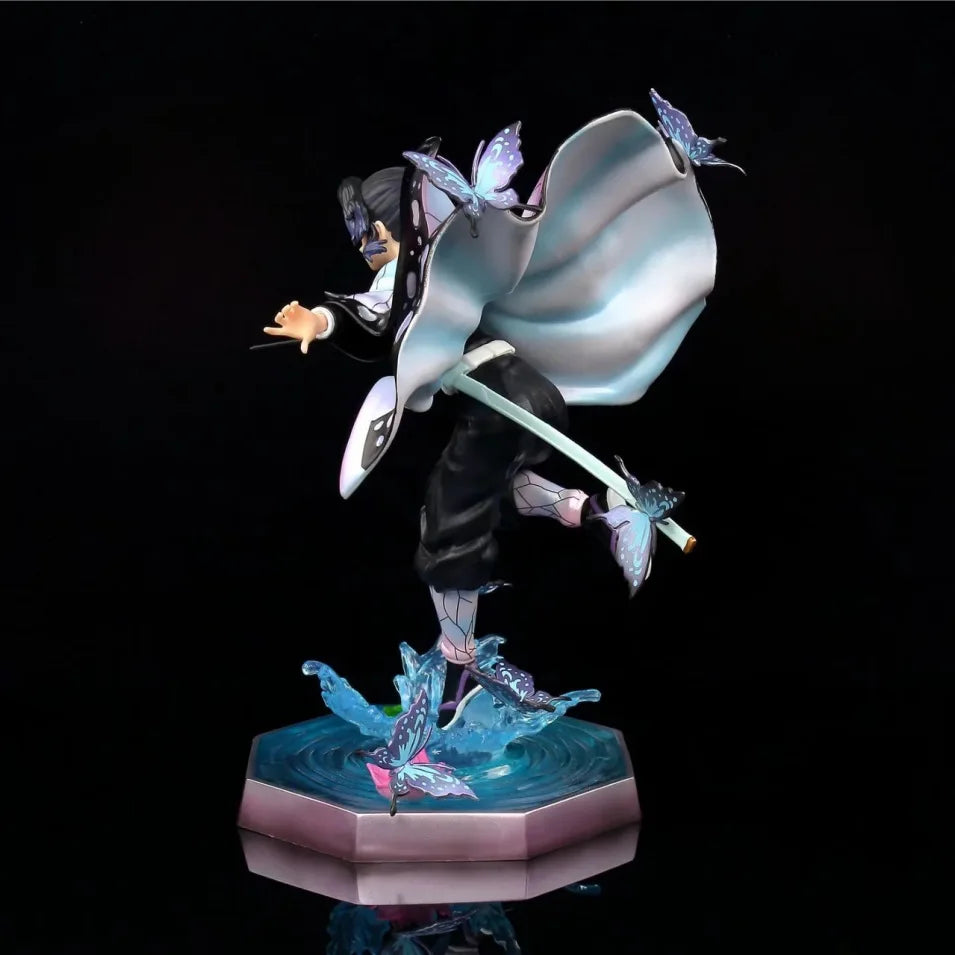 36cm Demon Slayer Anime Figure Kochou Shinobu GK Anime Figures 1/6 PVC Statue Model Kimetsu No Yaiba Figurine Ornament Toy Gift