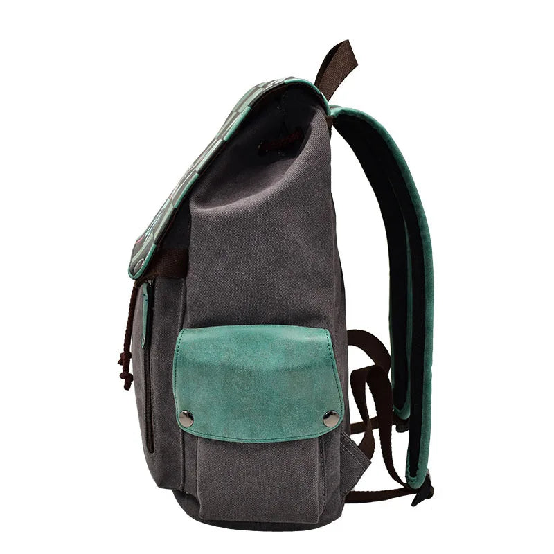 Demon Slayer Anime Backpacks Cosplay Anime Figure Tomioka Giyuu Kamado Nezuko Agatsuma Zenitsu Kamado Tanjirou Cute School Bags