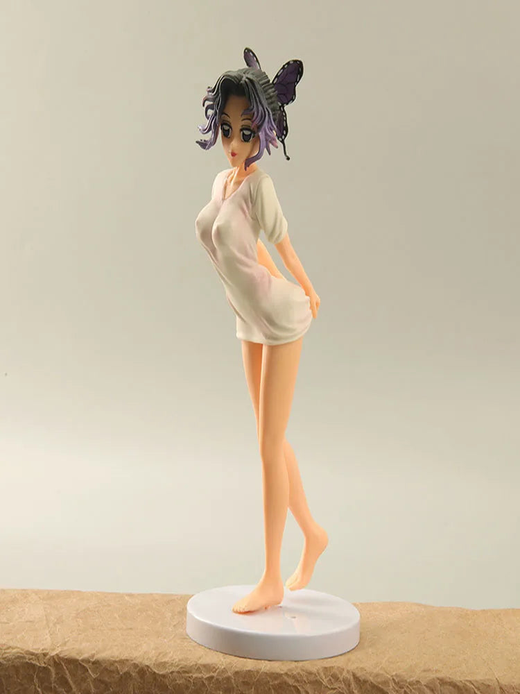 Demon Slayer Anime Figure Kawaii Kochou Shinobu Action Figure Cute Toy Collectible Decoration Statue Figurine PVC GK Model Doll