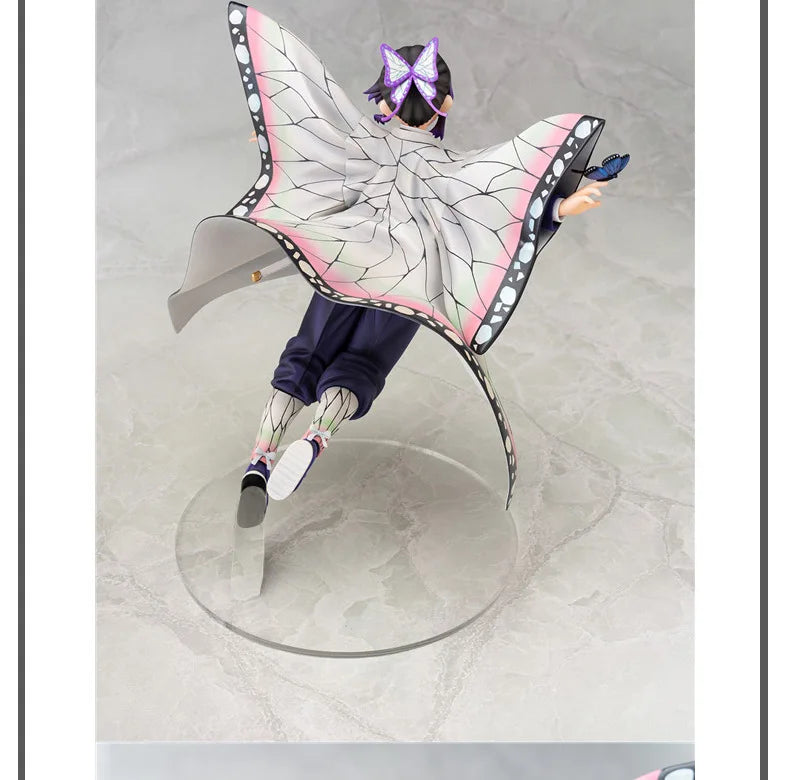 36cm Demon Slayer Anime Figure Kochou Shinobu GK Anime Figures 1/6 PVC Statue Model Kimetsu No Yaiba Figurine Ornament Toy Gift