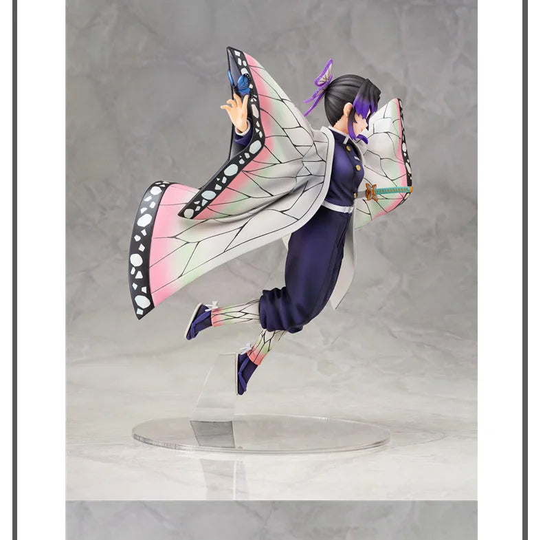 36cm Demon Slayer Anime Figure Kochou Shinobu GK Anime Figures 1/6 PVC Statue Model Kimetsu No Yaiba Figurine Ornament Toy Gift