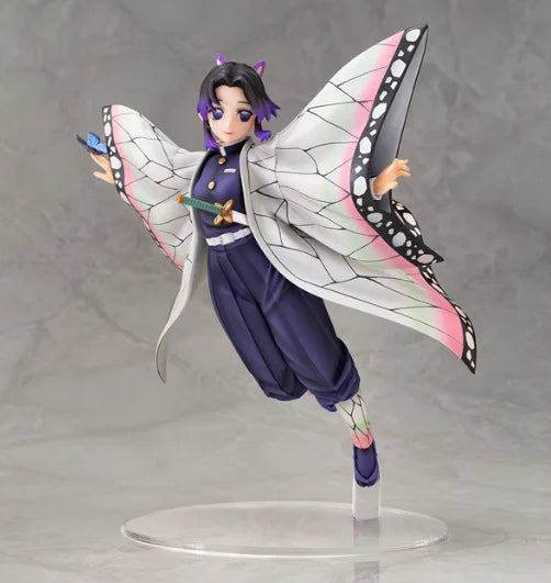 36cm Demon Slayer Anime Figure Kochou Shinobu GK Anime Figures 1/6 PVC Statue Model Kimetsu No Yaiba Figurine Ornament Toy Gift
