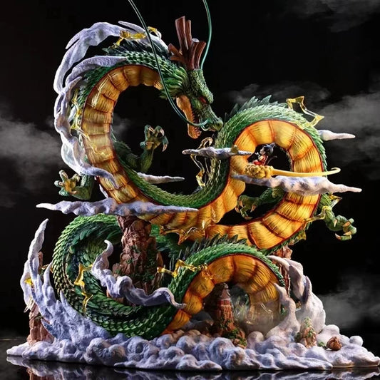 24cm Dragon Ball Goku and Shenrou Figurine