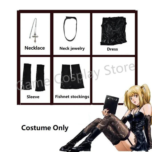 Death Note - Misa Cosplay (costume, costume + wig)