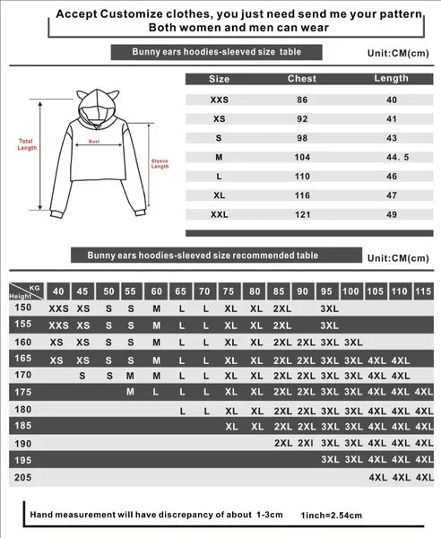 Kamado Nezuko Printed cat ear hoodie