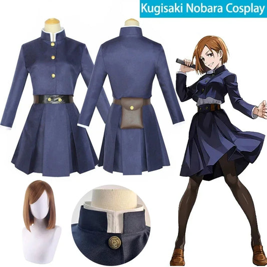 Jujutsu Kaisen - Nobara Cosplay (costume set, costume set + wig)
