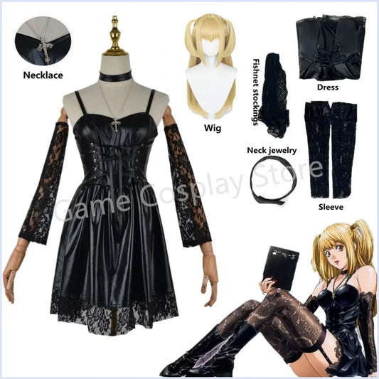 Death Note - Misa Cosplay (costume, costume + wig)